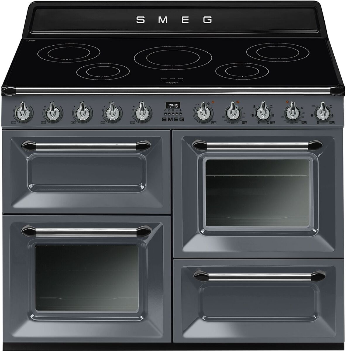 Smeg TR4110IGR 1100mm Victoria Induction Range Cooker - Slate