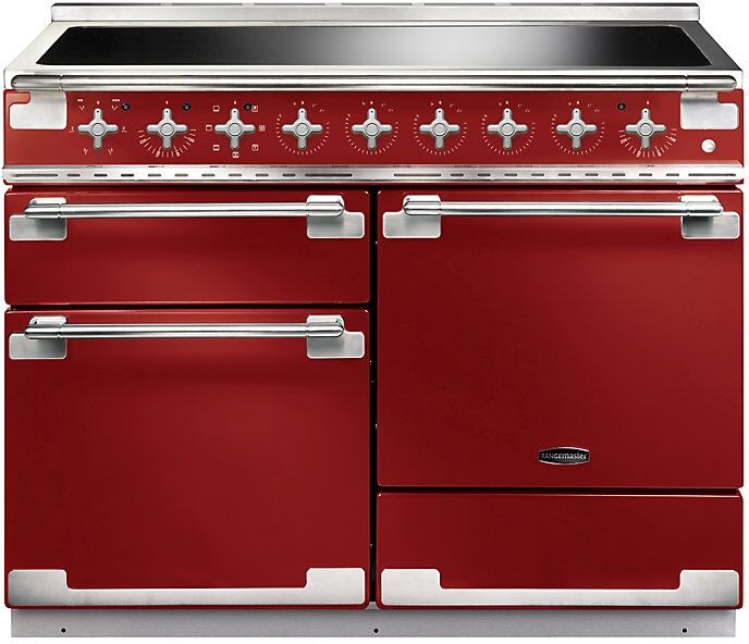 Rangemaster ELS110EIRD Elise 110 Induction Hob Range Cooker, Cherry Red