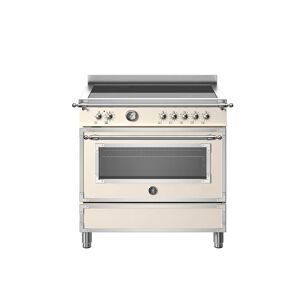 ⓜ️🔵🔵🔵 bertazzoni her95i1eavt - cucina con piano induzione, 90 cm, avorio, forno elettri