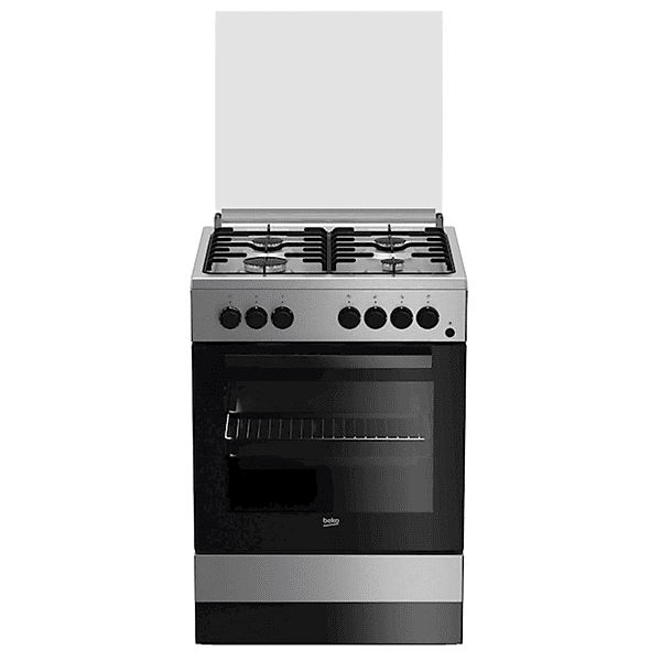 beko cucina fss61dxmm, piano cottura a gas, zone 4, classe a