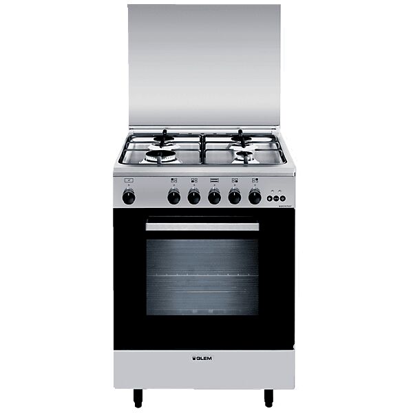 glem cucina a664vi, piano cottura a gas, zone 4, classe a