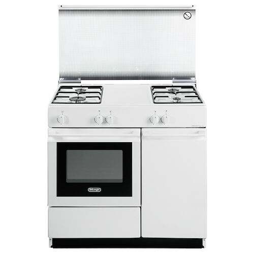 DeLonghi CUCINA 86X50 4F FORNO GAS+PORTABOMBOLA BIANCA SGW854N