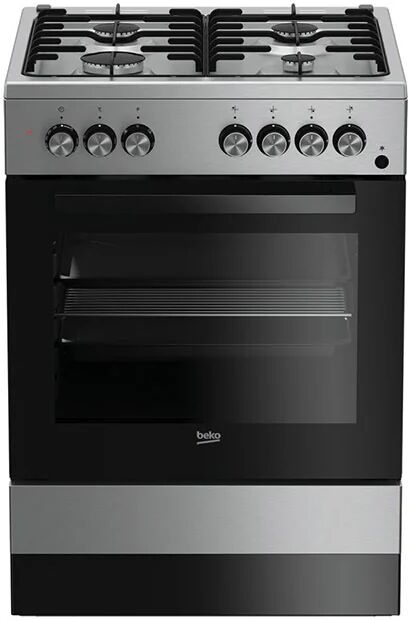 Beko FSE62110DX Cucina Elettrico Gas Acciaio inossidabile A