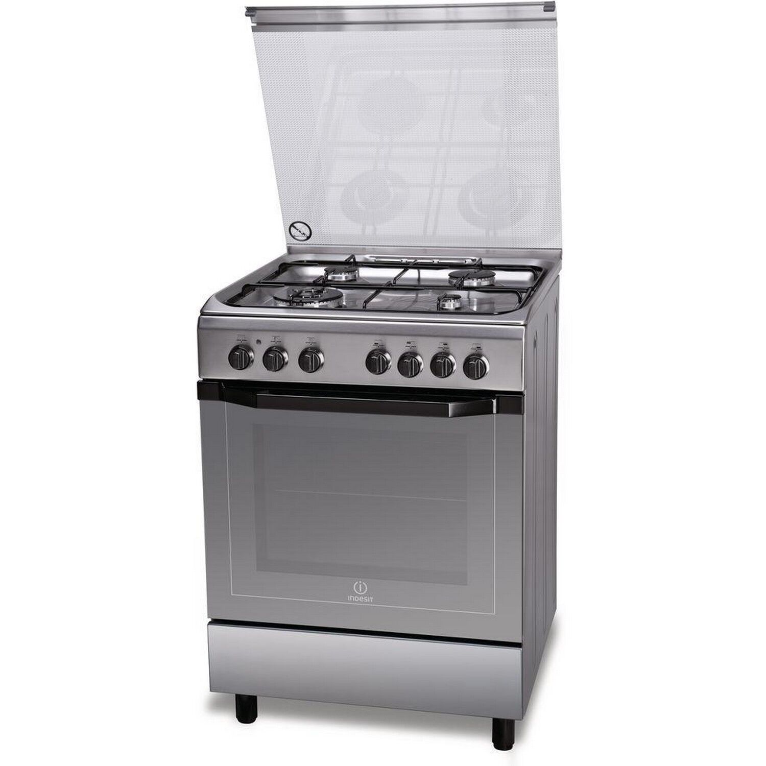 Indesit Fogão A Gás C/ Forno 60x60 (aço Inoxidável) - Indesit