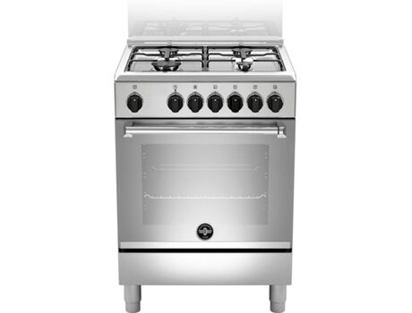 La Germania Fogão AMN664EXV (56 L - Gás Natural - Inox)