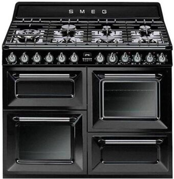 SMEG Fogão Victoria TR4110BL1 (158 L - Gás Natural - Preto)