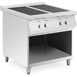 Induktionsspis - 17 000 W - 4 kokytor - 260 °C - Förvaringsutrymme - Royal Catering