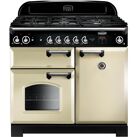 Rangemaster CLA100NGFCR/C Classic Gas 100cm Range Cooker Cream Chrome