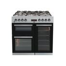 Beko KDVF90X Freestanding Double Oven 90cm Dual Fuel Range Cooker - Stainless Steel