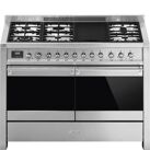 Smeg A4-81 120cm â€˜Operaâ€™ Dual Fuel Range Cooker â€“ Stainless Steel