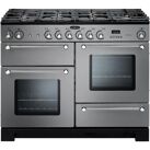 Rangemaster KCH110NGFSS/C Kitchener 110cm Natural Gas Range Cooker-Stainless Steel