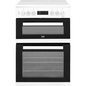 Beko KDC653W Free Standing  Electric Cooker with Ceramic Hob 60cm White New