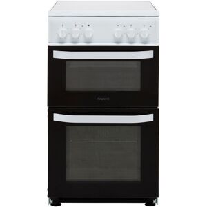 Hotpoint Cloe HD5V92KCW 50cm Electric Cooker with Ceramic Hob - White