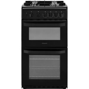 Hotpoint Cloe HD5G00KCB 50cm Gas Cooker with Full Width Gas Grill - Black