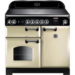 Rangemaster CLA100EICR/C Classic Electric Induction 100cm Range Cooker Cream Chrome