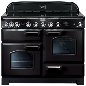 Rangemaster CDL110EIBL/C Range Cooker Deluxe 110Cm Electric Induction Black Chrome