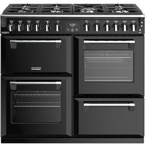 Stoves Richmond Deluxe RCHDXS1000DFBK 100cm Dual Fuel Range Cooker - Black