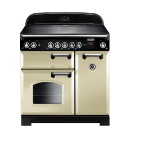 Rangemaster CLA90ECCR/C Classic 90cm Electric Ceramic Range Cooker-Cream /Chrome