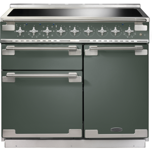 Rangemaster ELS100EIMG/ Elise 100cm Electric Induction Range Cooker Mineral Green