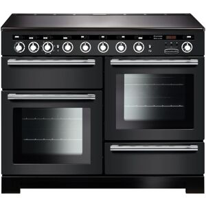 Rangemaster EDL110EICB/C Encore Deluxe 110cm Electric Induction Range Cooker Charcoal Black/Chrome