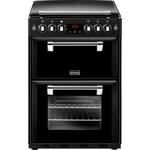 Stoves Richmond R600GBK 60cm Gas Double Freestanding Cooker-Black