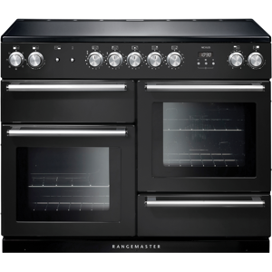 Rangemaster NEX110EICB/C Nexus 110cm Electric Induction Range Cooker Charcoal Black/Chrome