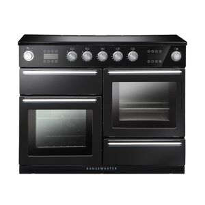 Rangemaster NEX110SOEICB/C Nexus Steam 110cm Electric Induction Range Cooker-Charcoal Black/Chrome