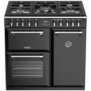 Stoves Richmond Deluxe RCHDXS900DFBK 90cm Dual Fuel Range Cooker - Black