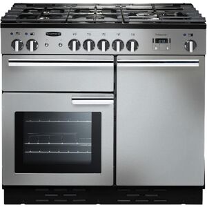 Rangemaster PROP100DFFSS/C Professional Plus 100cm Dual Fuel Range Cooker Stainless Steel