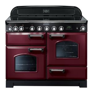 Rangemaster CDL110EICY/C Classic Deluxe Electric Induction 110Cm Range Cooker Cranberry Chrome