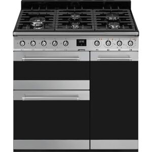 Smeg SY93-1 Symphony Dual Fuel 90cm Range Cooker - Stainless Steel