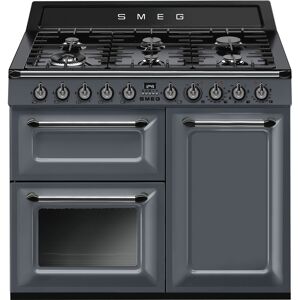 Smeg TR103GR Victoria Range 100cm Dual Fuel Cooker - Slate Grey