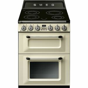 Smeg TR62IP2 60cm Victoria Cream Two Cavity Traditional Style Cooker with Induction Hob