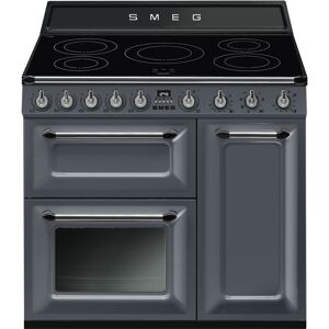 Smeg TR93IGR 90Cm Victoria Electric Induction Cooker - Slate Grey