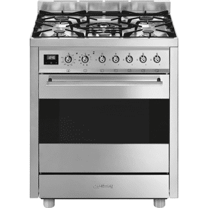 Smeg Classic Symphony 70cm Range Cooker with Gas Top Stainless Steel C7GPX9