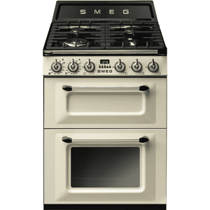 Smeg Victoria 60cm Range Cooker with Gas Top Cream TR62P