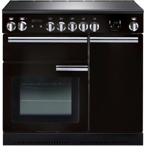 Rangemaster Professional + 90 Induction Hob Range Cooker - Gloss Black - Unisex