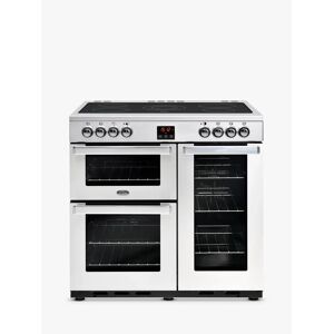 Belling Cookcentre 90E Electric Range Cooker With Ceramic Hob, Stainless Steel - Stainless Steel - Unisex
