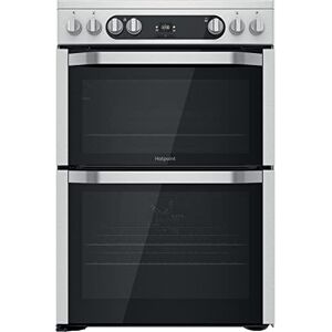 Hotpoint 60cm Double Oven Electric Cooker - Stainless Steel