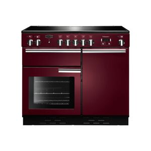 Rangemaster Professional+ 100 Ceramic Range Cooker - Cranberry/Chrome