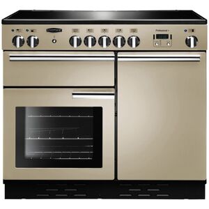 Rangemaster Professional+ 100 Ceramic Range Cooker - Cream/Chrome