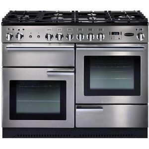 Rangemaster Professional+ 110 All Gas Range Cooker - Stainless Steel/Chrome