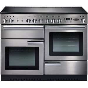 Rangemaster Professional+ 110 Ceramic Range Cooker - Stainless Steel/Chrome