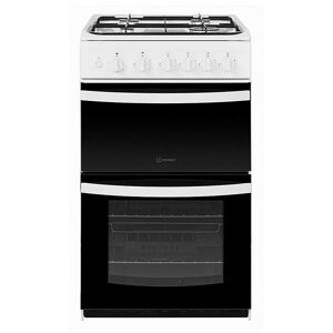 Indesit ID5G00KMW Gas Twin 50cm Cooker White
