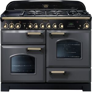 Rangemaster CDL110DFFSL/B Classic Deluxe 110cm Dual Fuel Range Cooker 12425 - SLATE