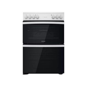 Indesit Id67v9kmw 60cm Double Ceramic Cooker