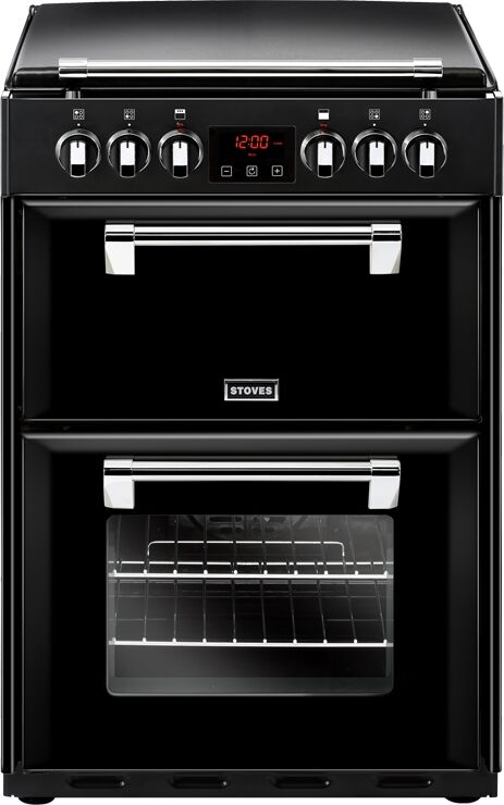 Stoves Richmond R600EBK 60cm Electric Double Freestanding Cooker Black