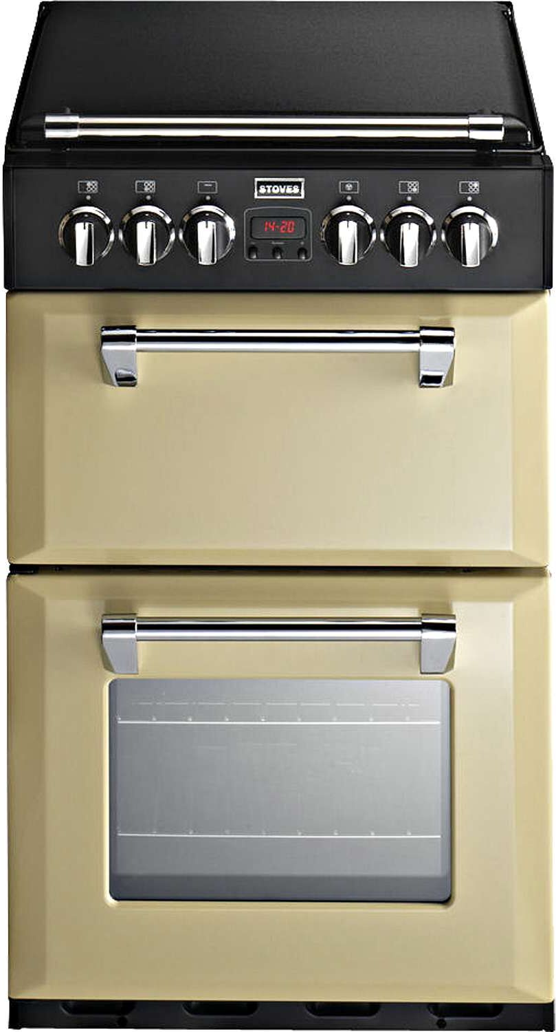 Stoves Richmond R550ECH 55cm Ceramic Freestanding Double Oven Cooker - Champagne