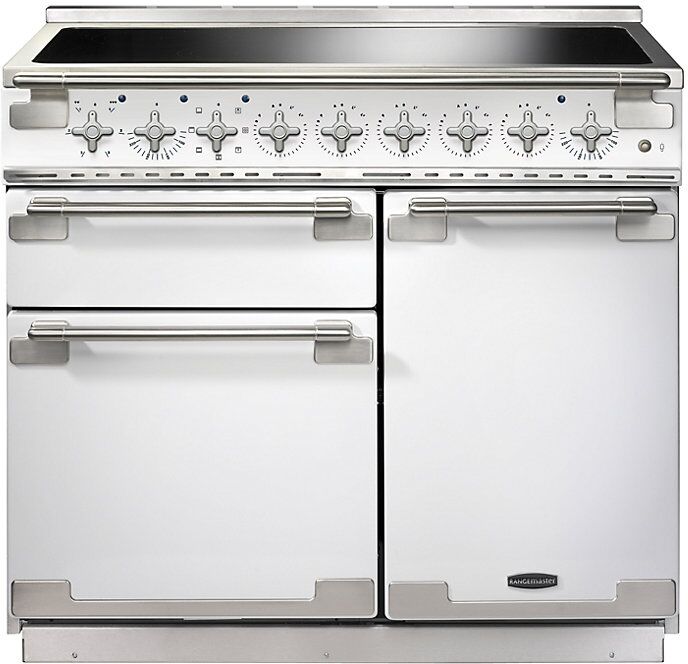 Rangemaster ELS100EIWH Elise 100 Induction Hob Range Cooker  White