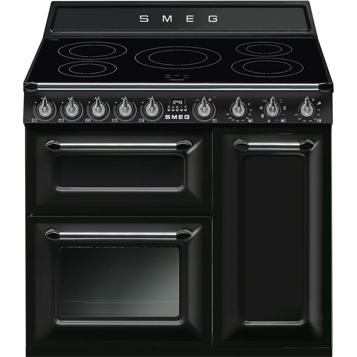 *Special Offer* Smeg TR93IBL 90cm Victoria Range Cooker with Induction Hob  Black